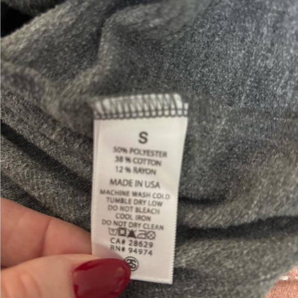 Stussy Women's Gray Pullover Hoodie Rainbow Spellout S Y2K Skater Streetwear - Picture 6 of 6